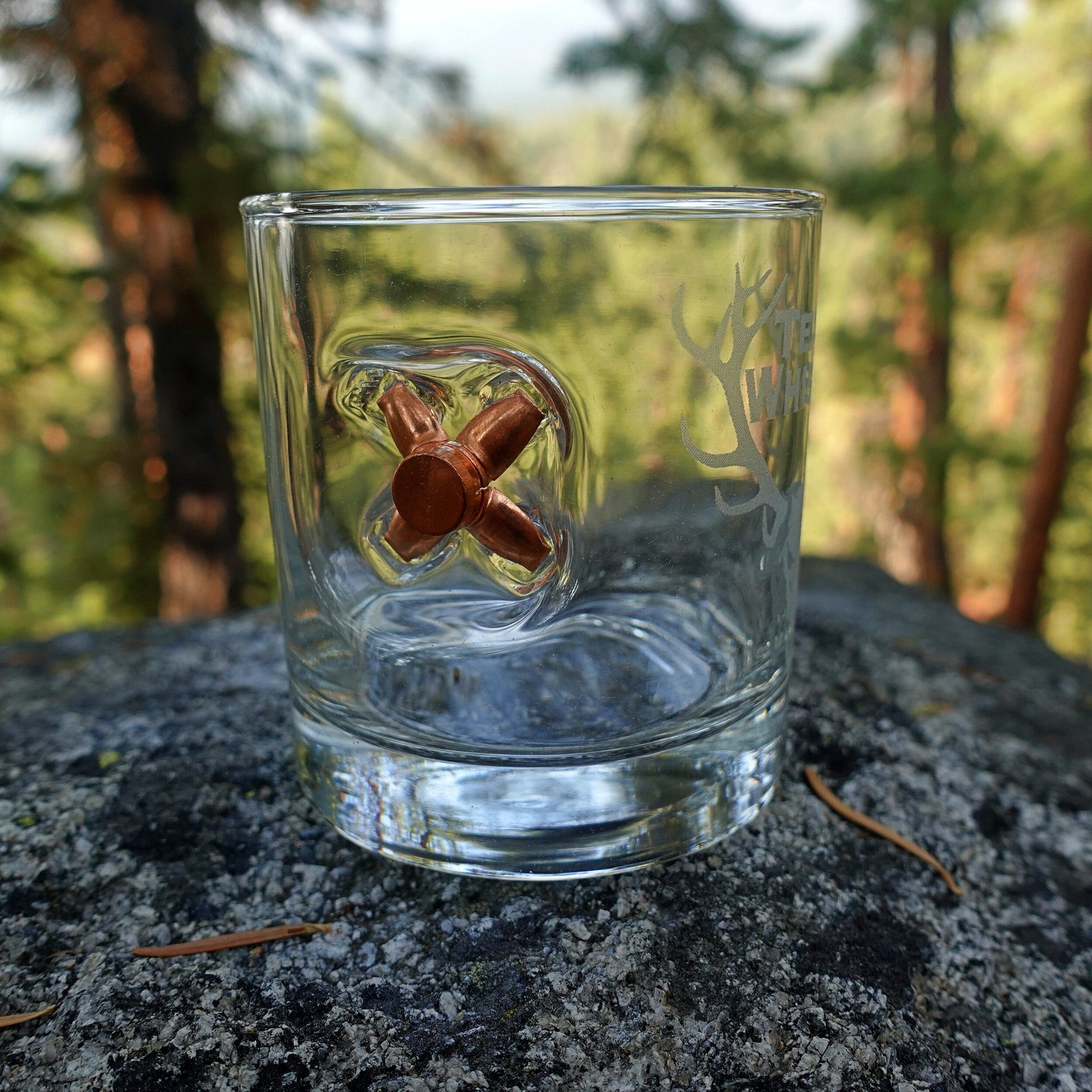Expanded 45 ACP Rocks Glass 11oz