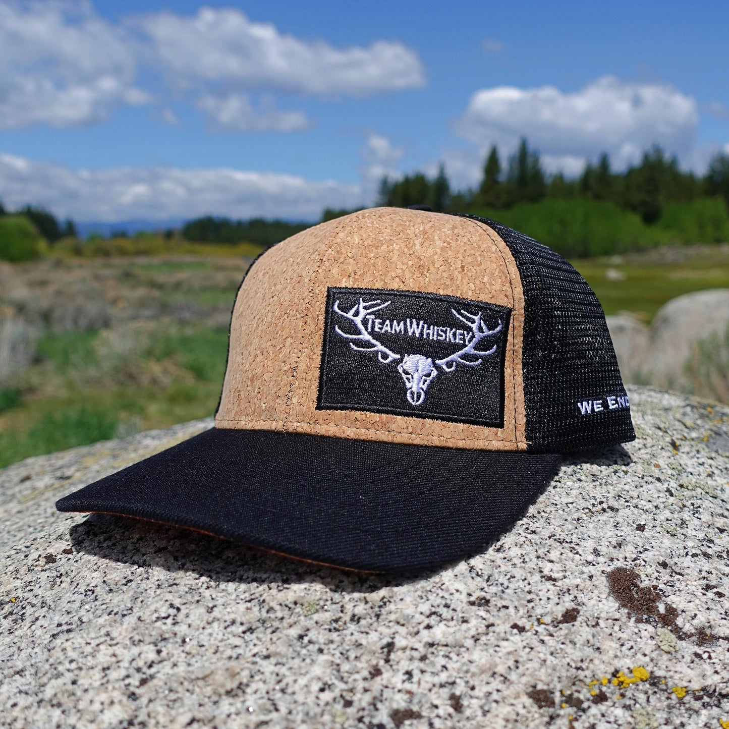 Whiskey Pour Square Patch (Curved Bill)