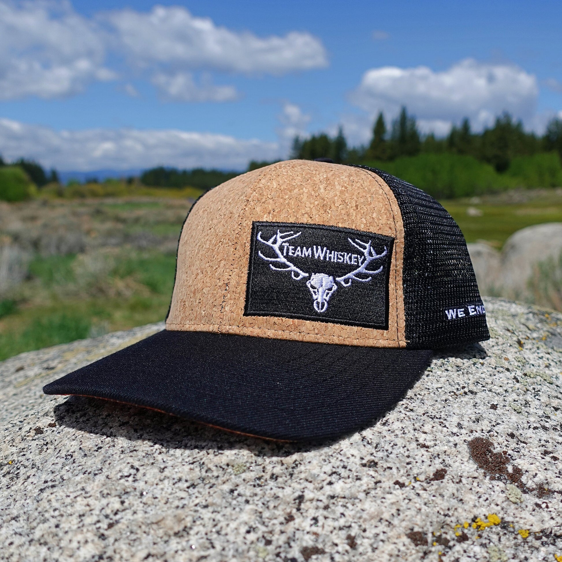 Whiskey Pour Square Patch (Curved Bill)