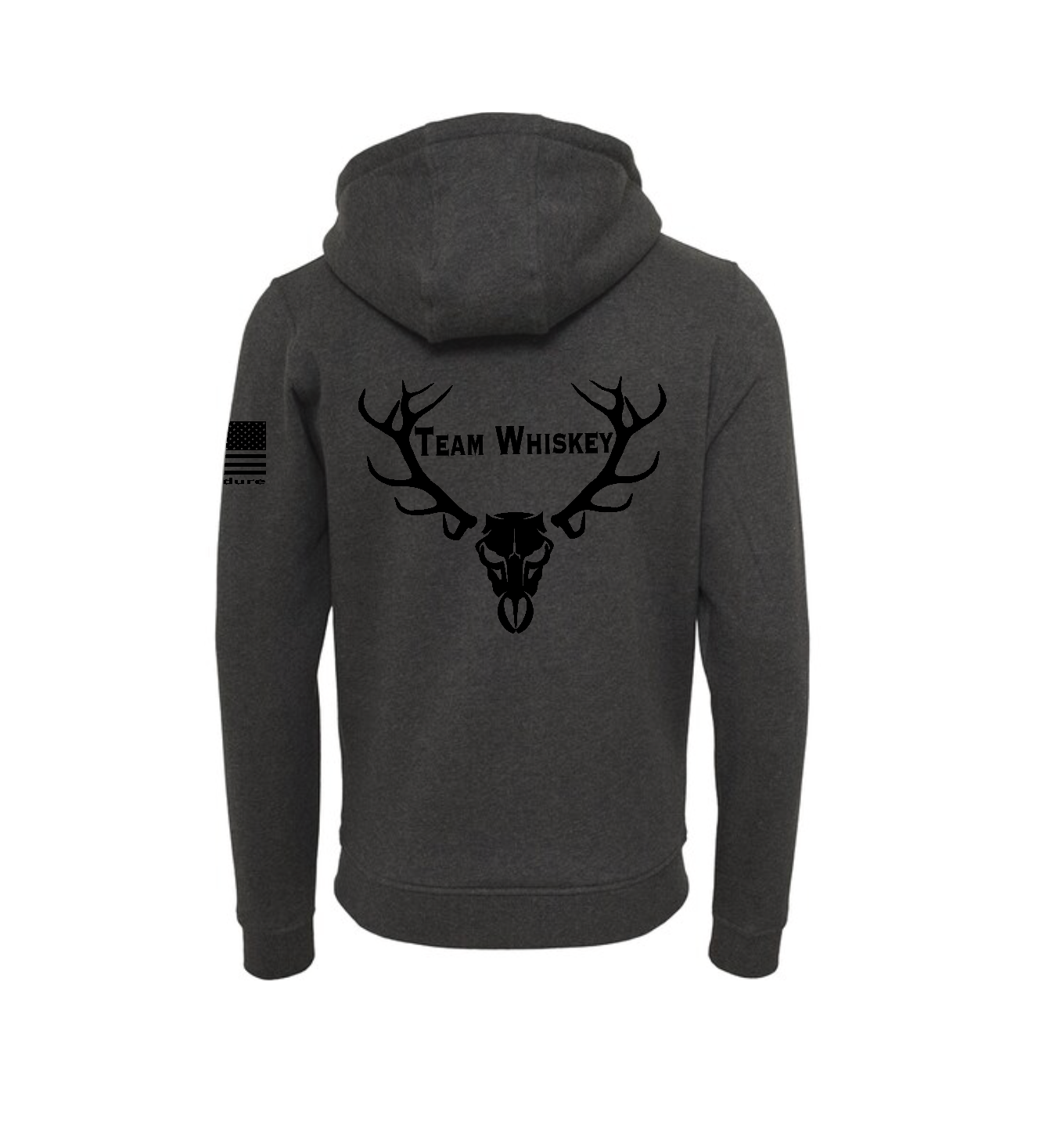 Charcoal Zip Up Hoodie