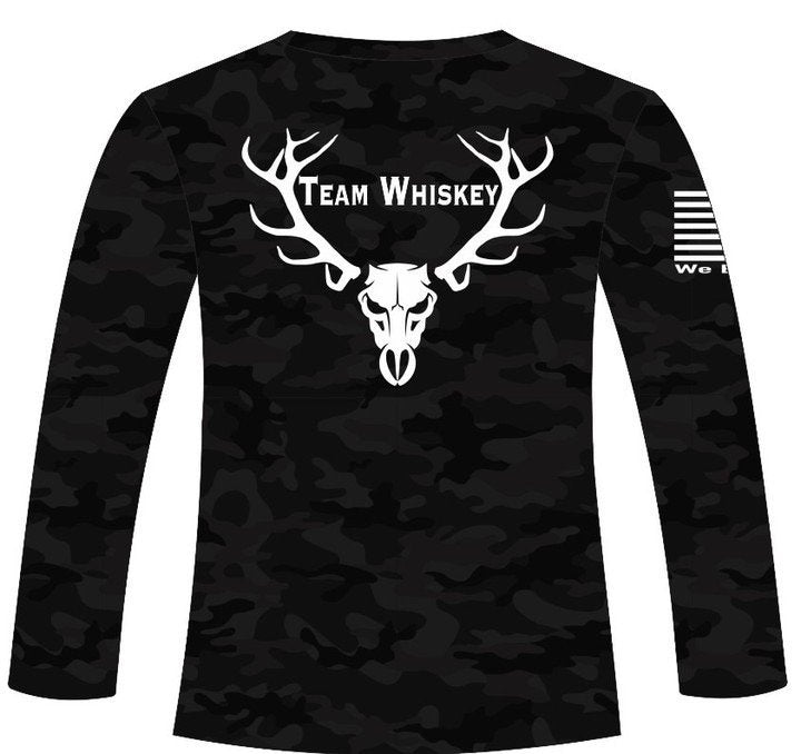 Black Camo UPF 50 Long Sleeve