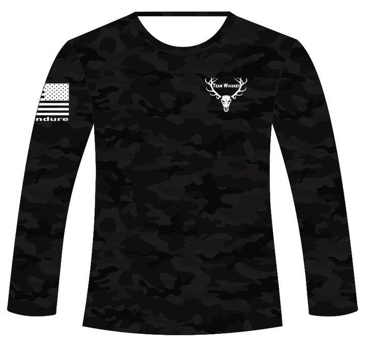 Black Camo UPF 50 Long Sleeve