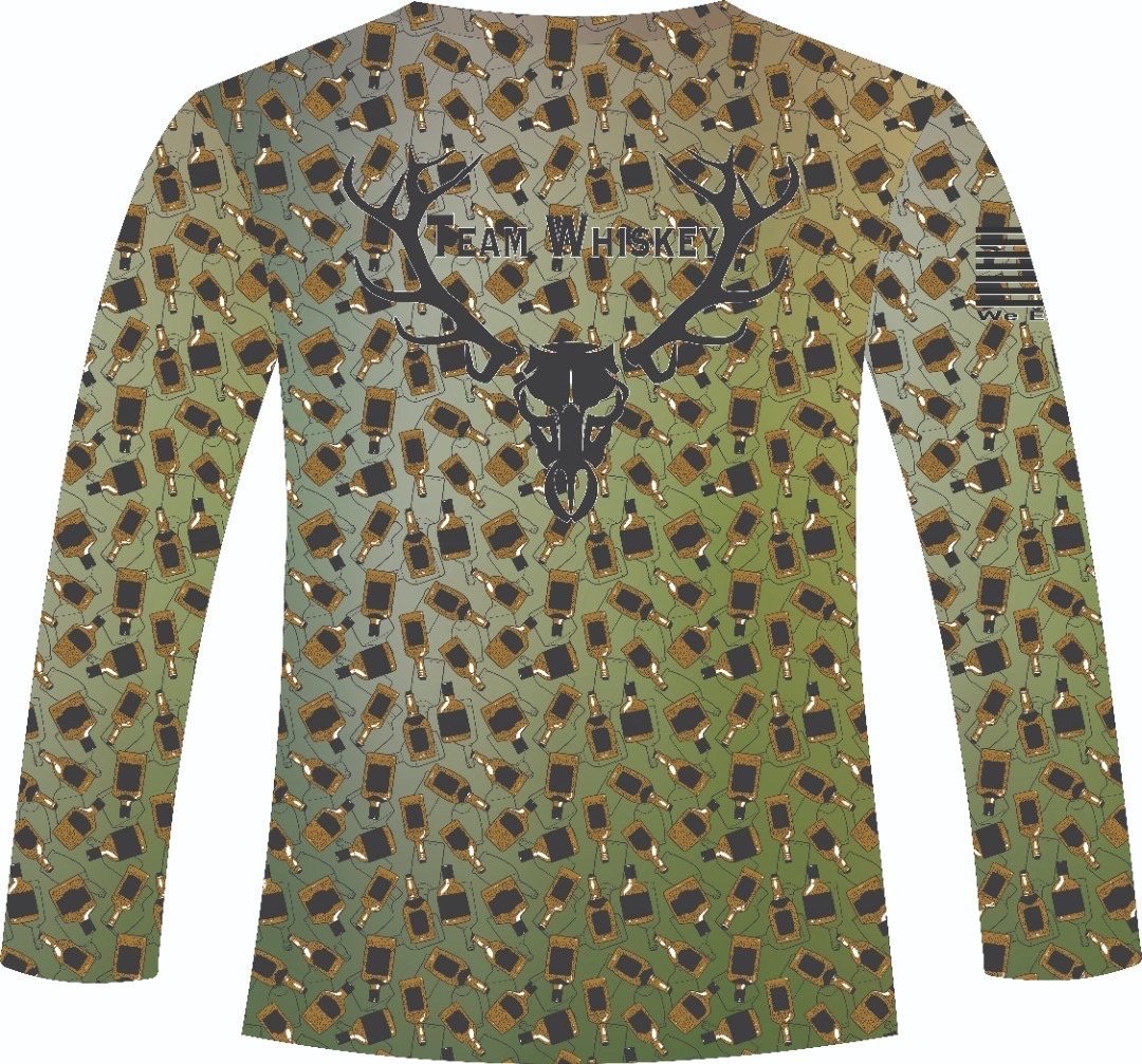 Whiskey Bottle Camo UPF 50 Long Sleeve