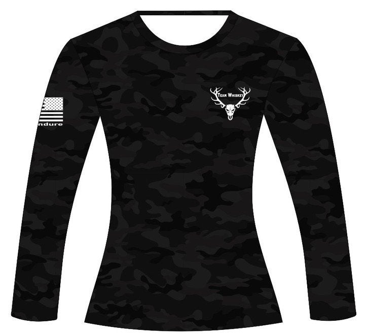 Black Camo UPF 50 Long Sleeve