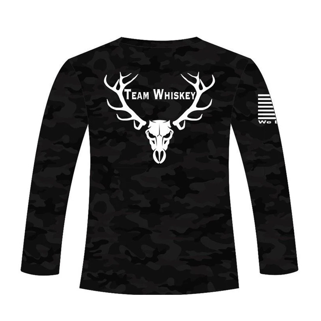 Black Camo UPF 50 Long Sleeve