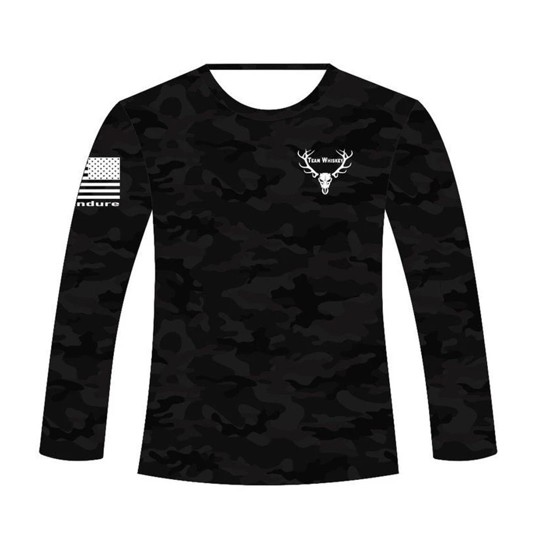 Black Camo UPF 50 Long Sleeve