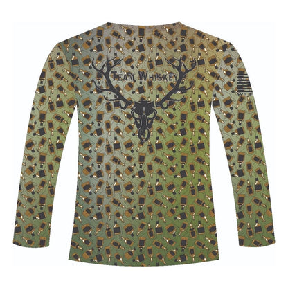 Whiskey Bottle Camo UPF 50 Long Sleeve
