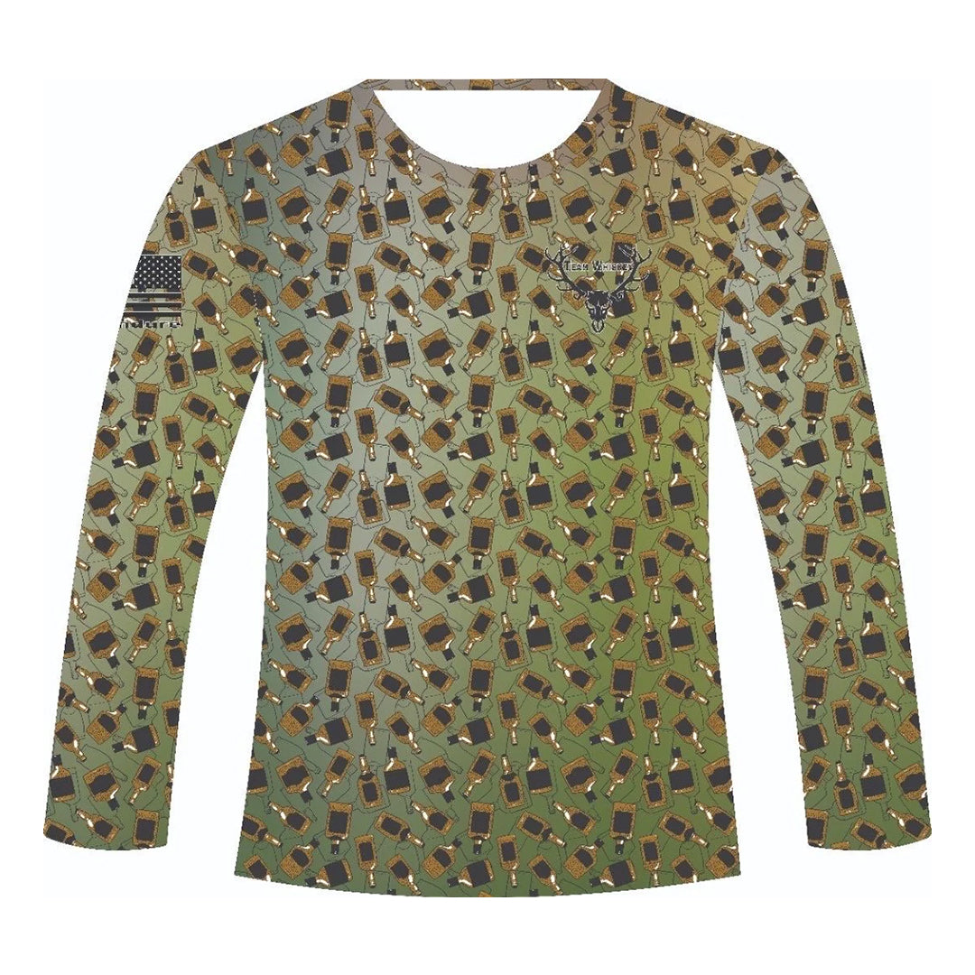 Whiskey Bottle Camo UPF 50 Long Sleeve